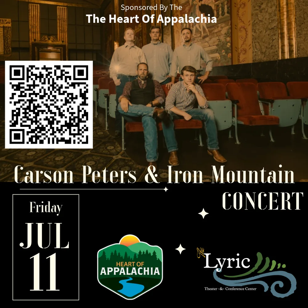 Carson Peters & Iron Mountain poster