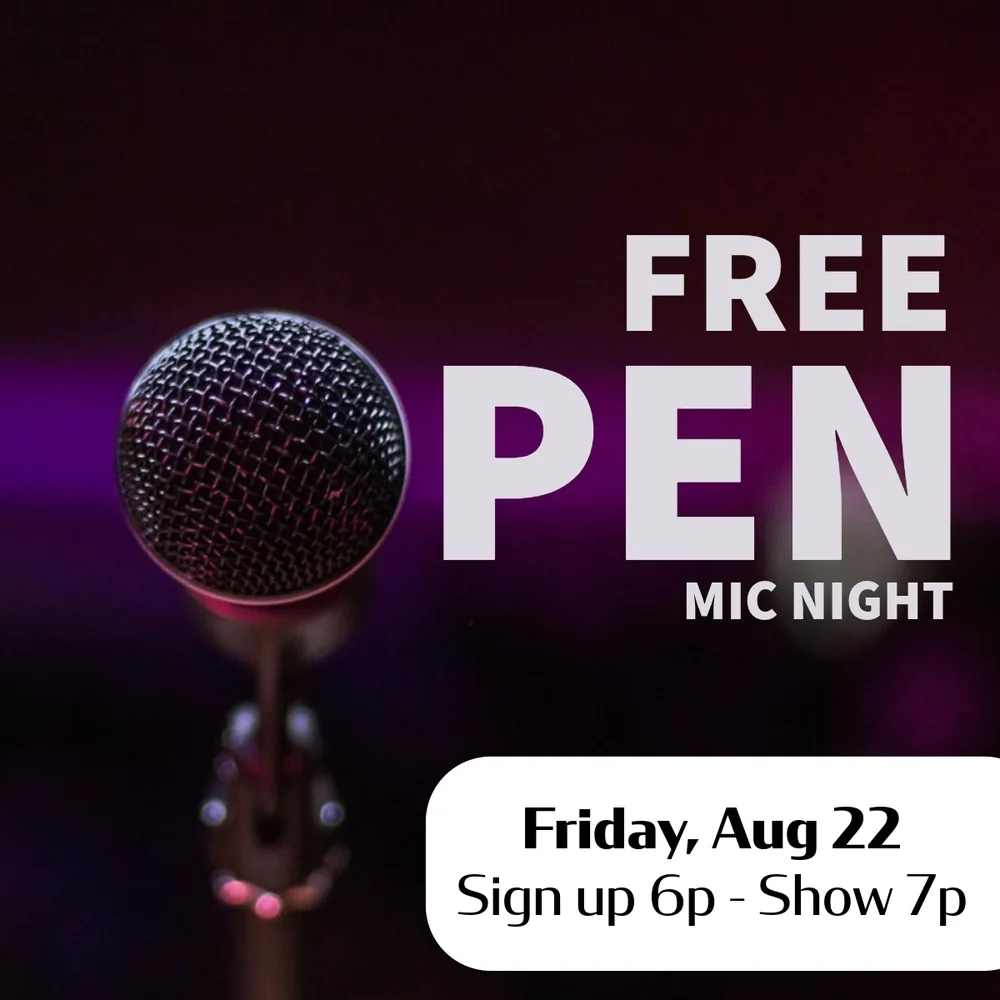 FREE Open Mic Night poster