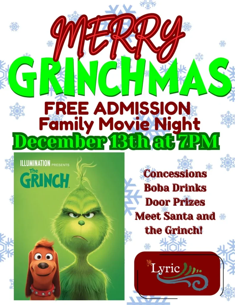Merry Grinchmas: FREE Movie with Santa Claus and The Grinch poster